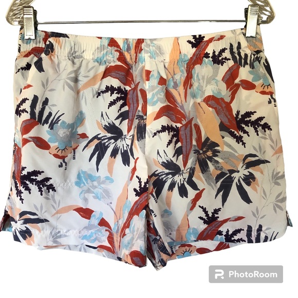 Columbia Sandy River II Shorts Floral Print OmniShade Athletic Outdoor Pull On M - Picture 2 of 8